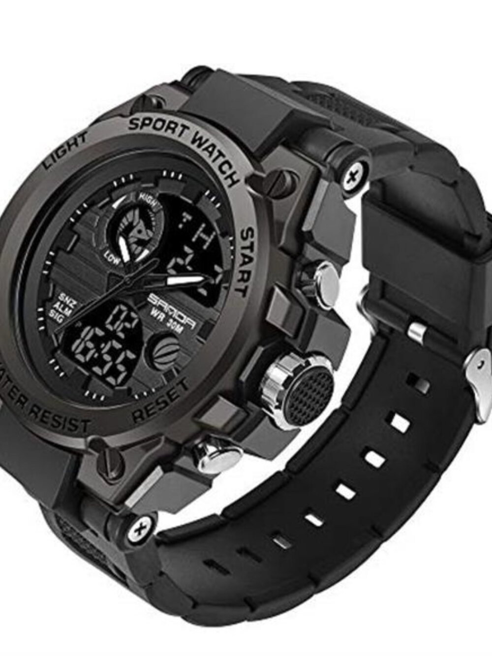 Mens Watches Sports Outdoor Waterproof Military Watch for Men Tactical